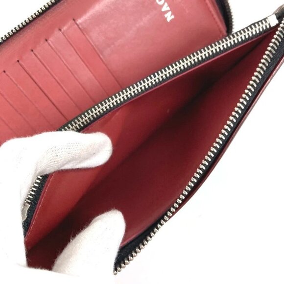 LOUIS VUITTON Damier Graphite Zippy Wallet Zip Around Wallet Black/Red - Picture 10 of 16